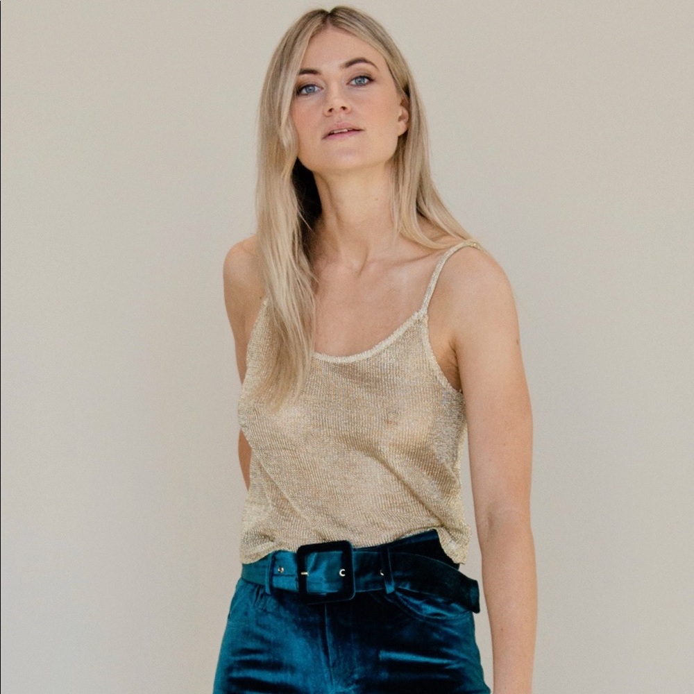 Gold Chain Tank Top